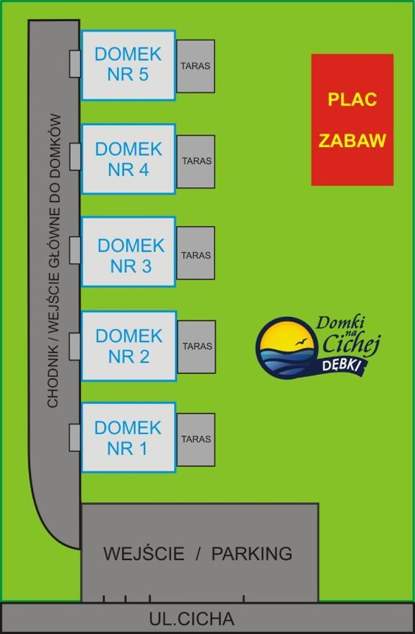 Domki na Cichej Dębki Zewnętrze zdjęcie